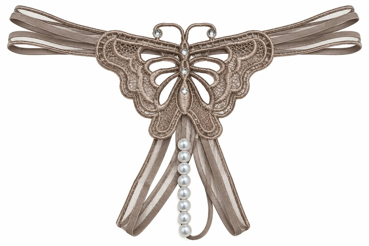 Butterfly Pearl Thong Panty