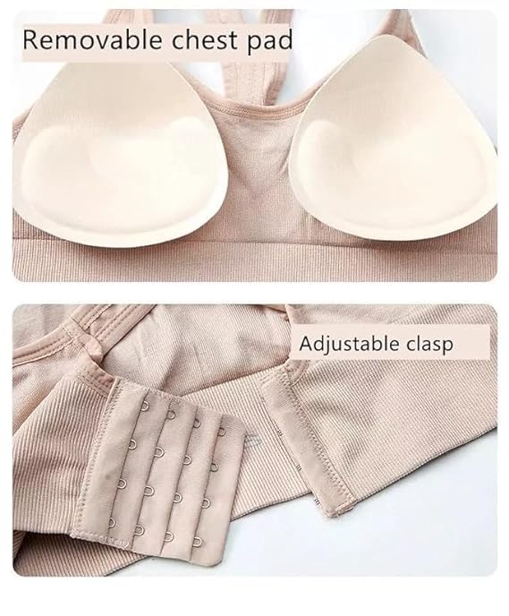 Lightly Padded Wire Free Active Wear