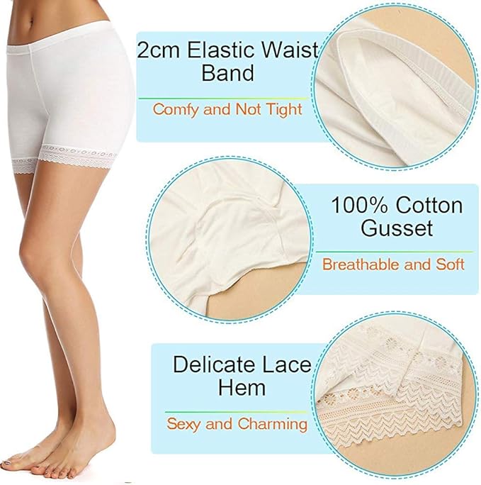 Women Data Nylon Spandex Seamless Under Skirt Shorts Cycling Shorts Safety Shorts