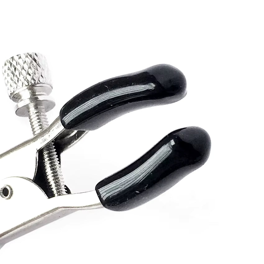 Adjustable Triple Chain Metal Nipple Clamps