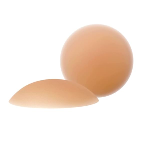 Nipple Cover Silicone Pasties Reusable No Glue Bra for Women FREE NUDE