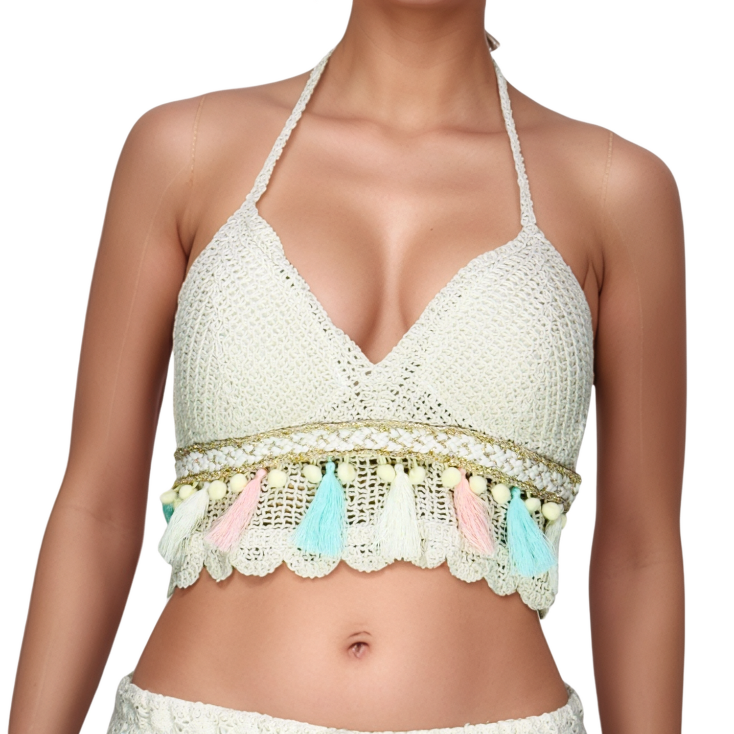 Beach Babe Crochet Top Creaminess
