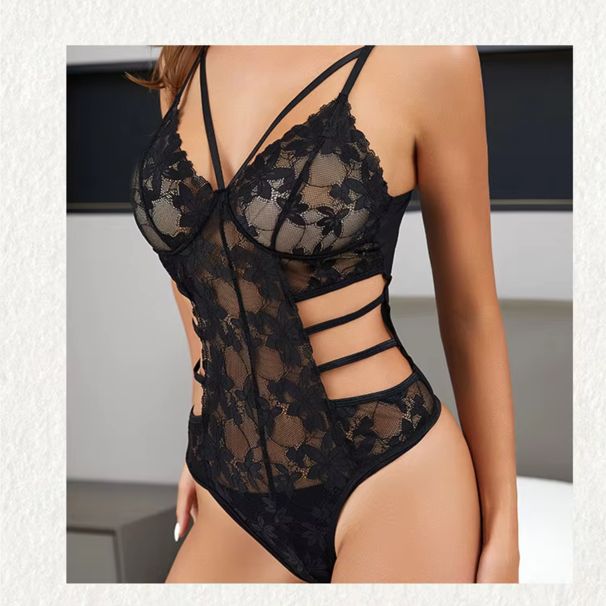 Bedroom Nighty wears Black Free Size Net