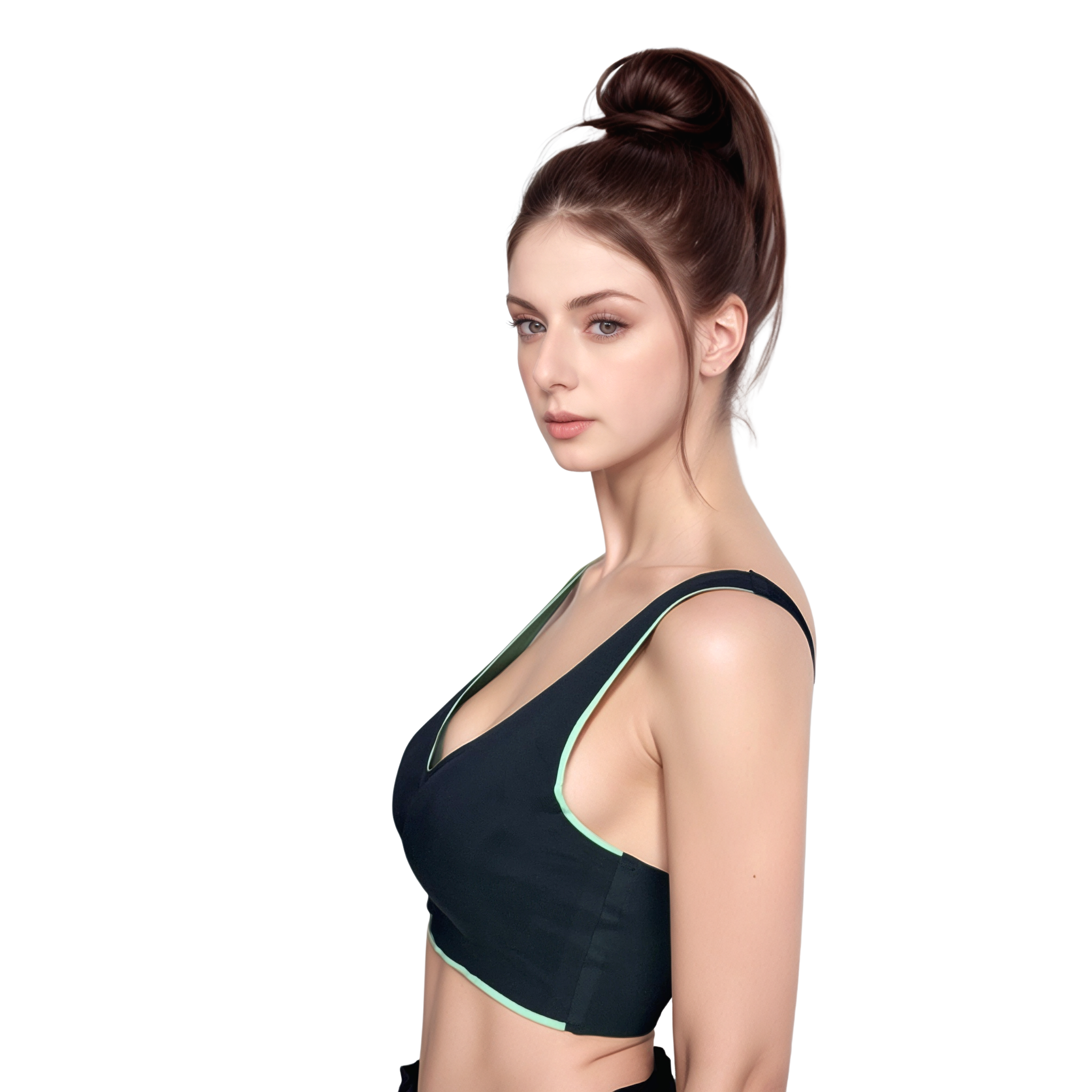 Black Sports bra
