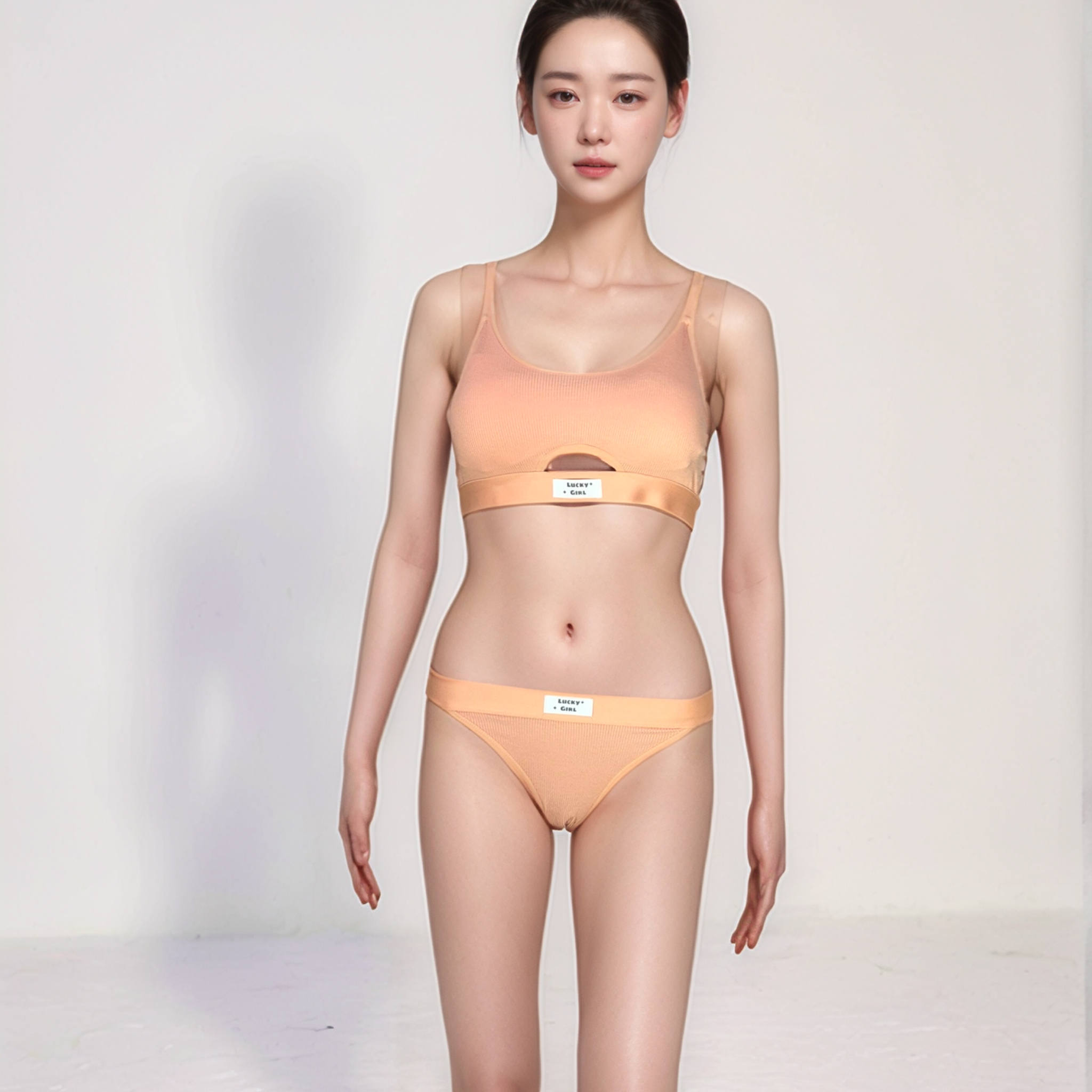 Sexy Women Bikini Set Light Orange Free Size