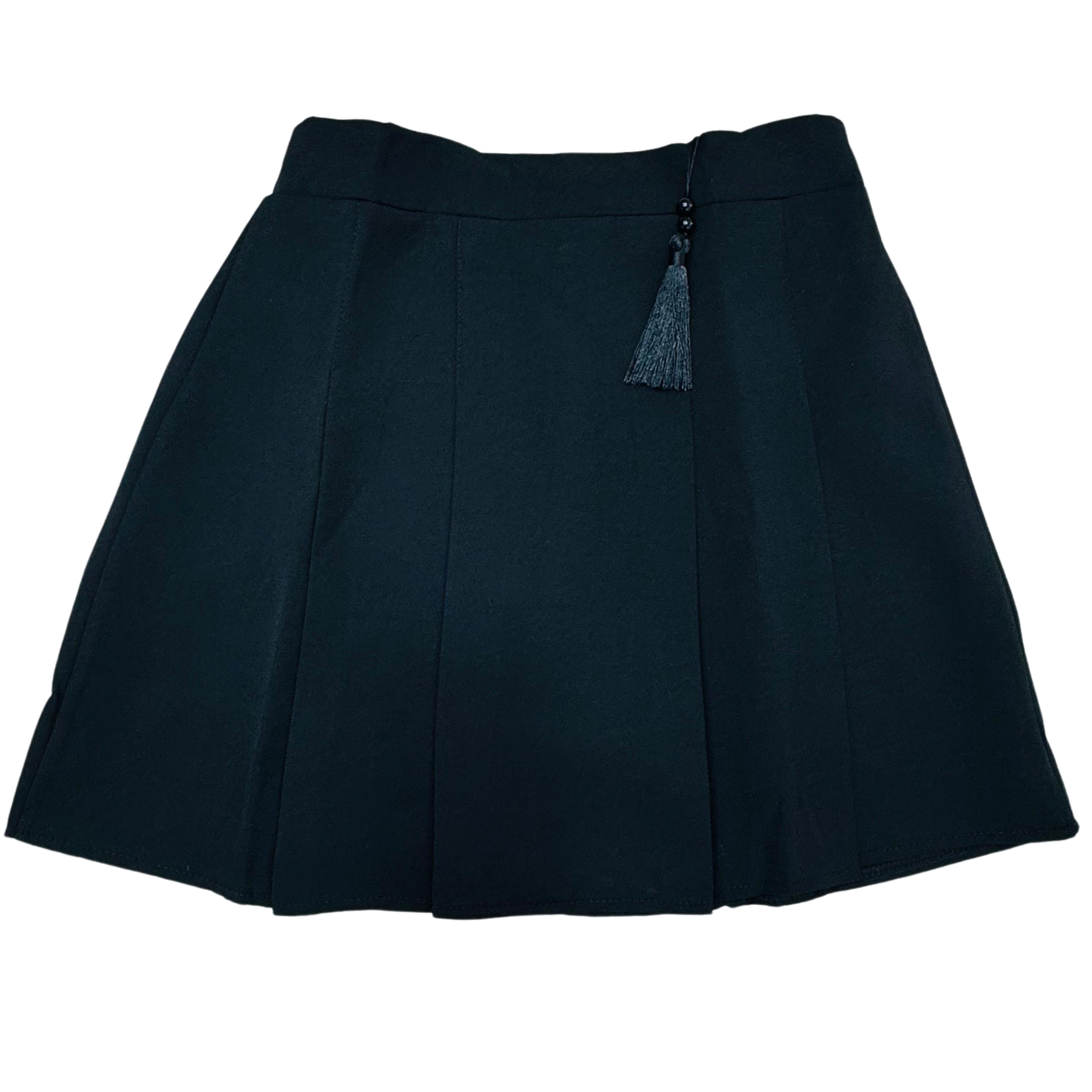 New Fashion pleated mini Skirt high waist Black Traveling