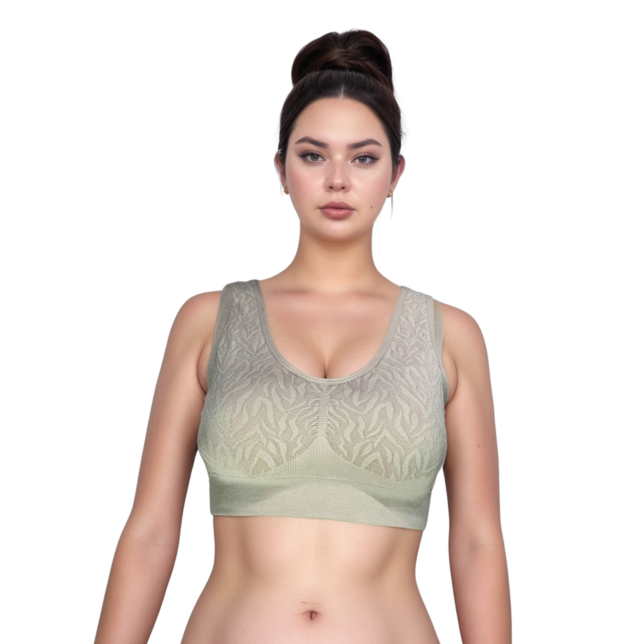 Brown Seamless bra