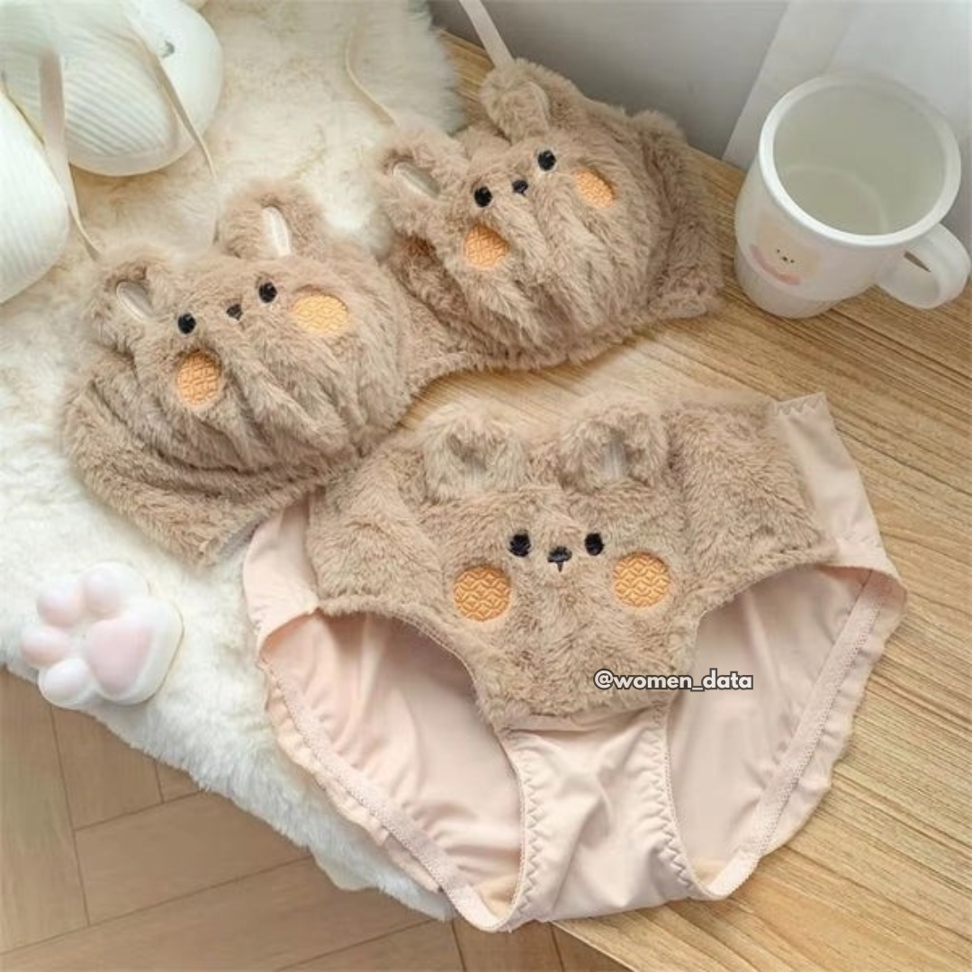 Cozy Cute Cartoon Innerwear Set