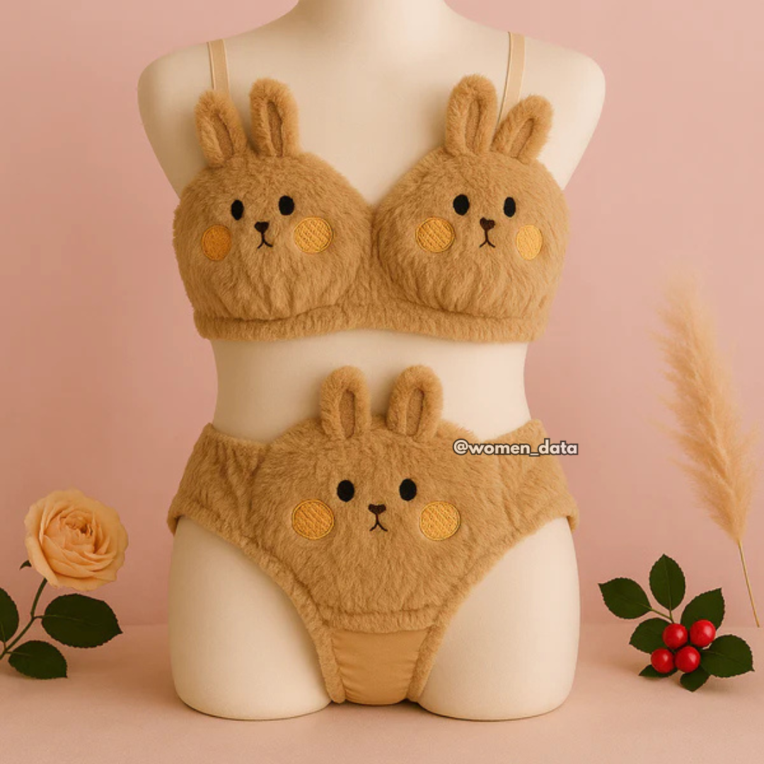 Cozy Cute Cartoon Innerwear Set