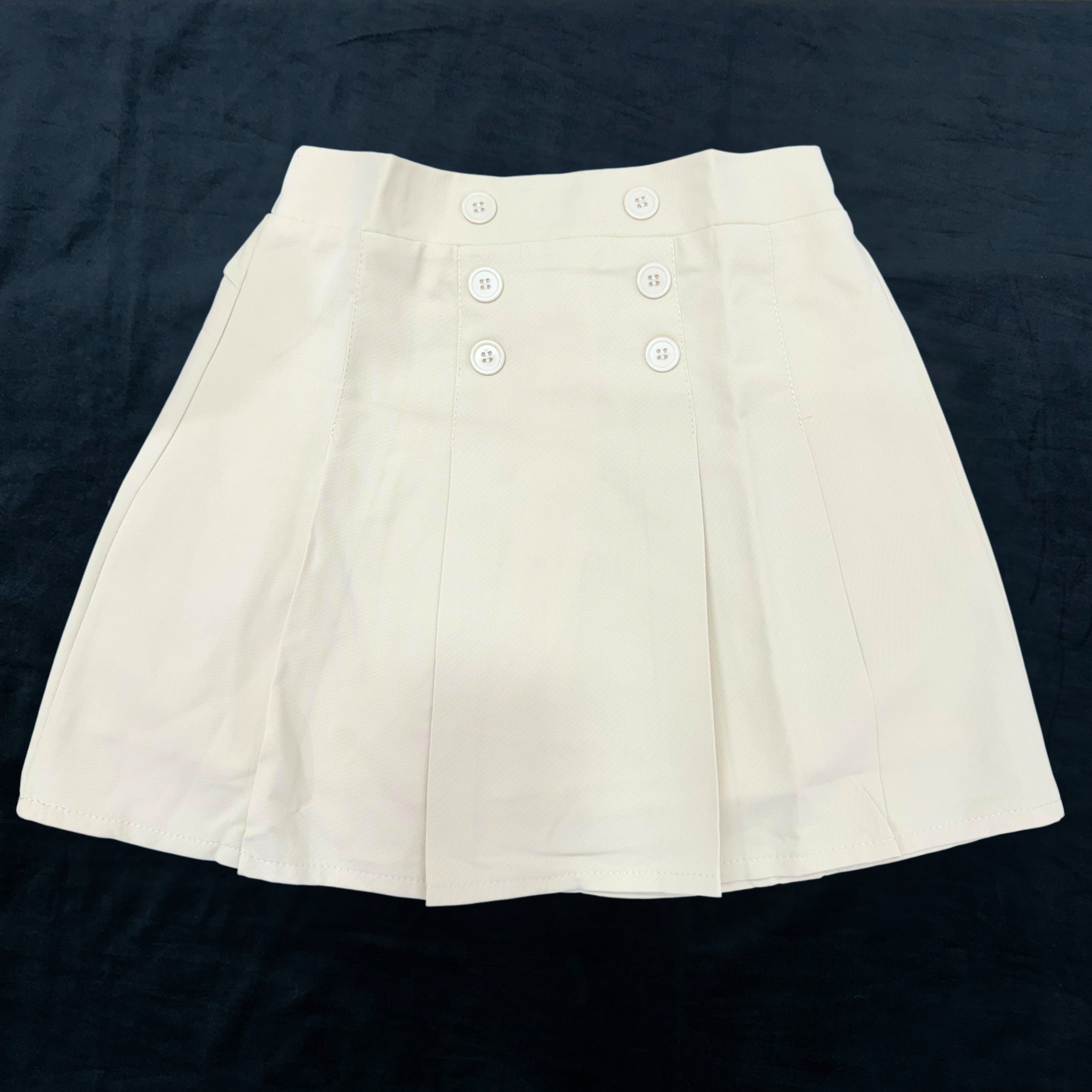Buy best womens mini skirt in india Cream Free Size