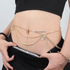 Multi-Layer Rhinestone Waist Chain