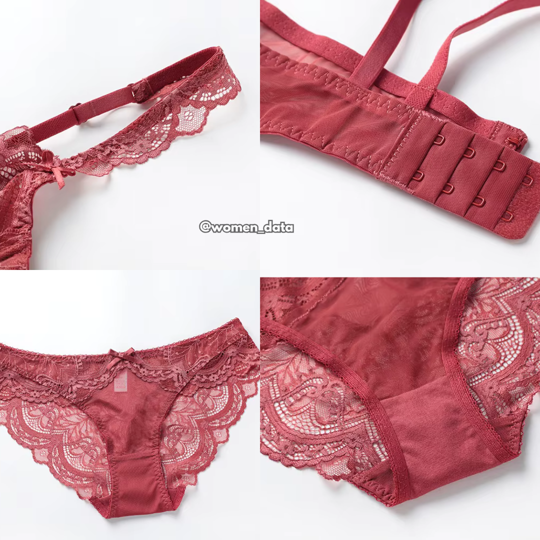 Designer Mesh Bra Panty Set
