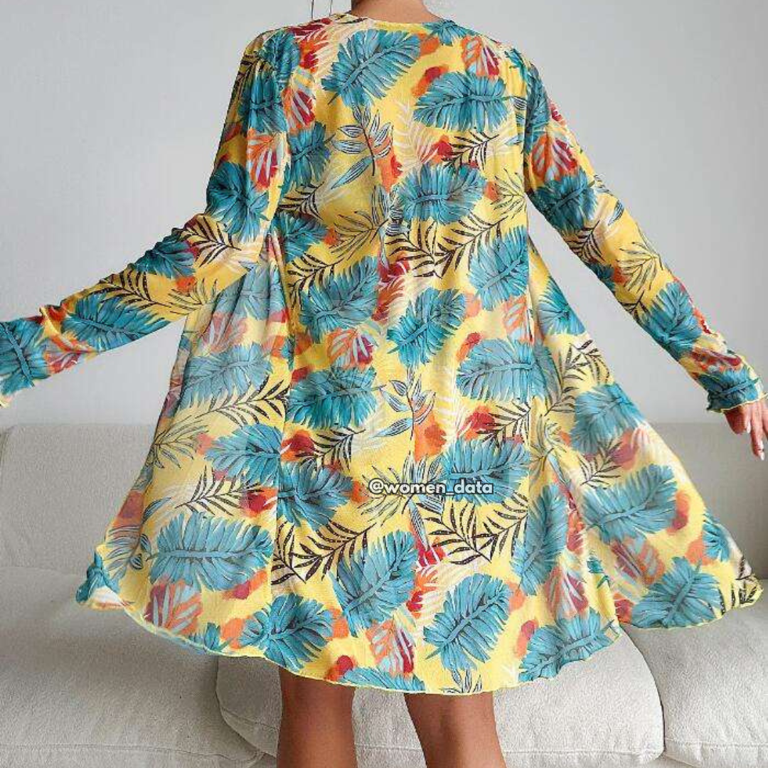 Floral 3-Piece Beachwear Set