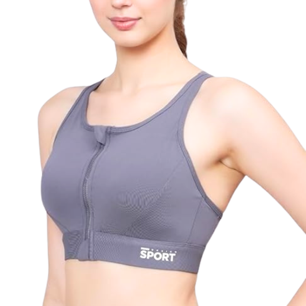 Front Zip High Support Racer back