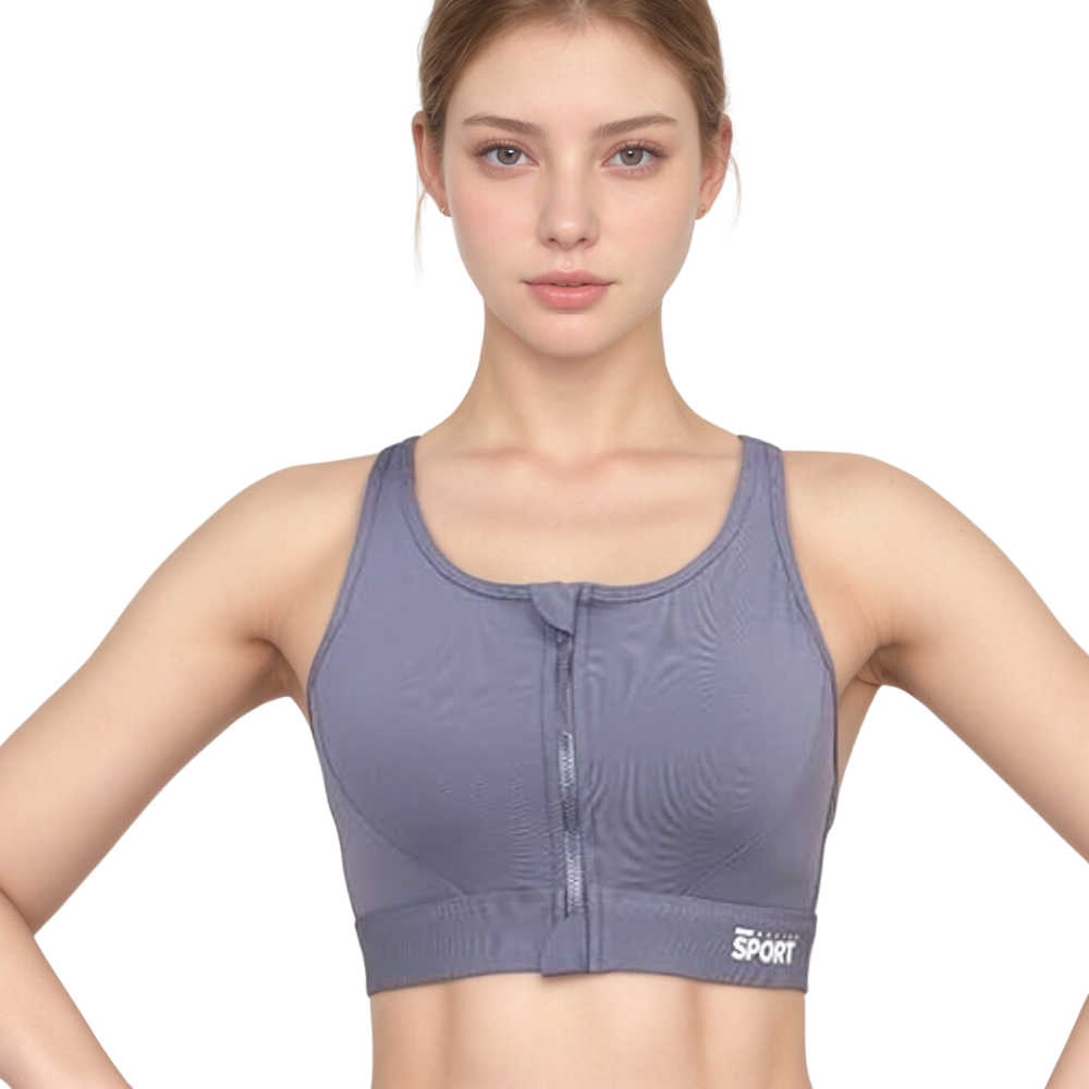 Front Zip High Support Racer back