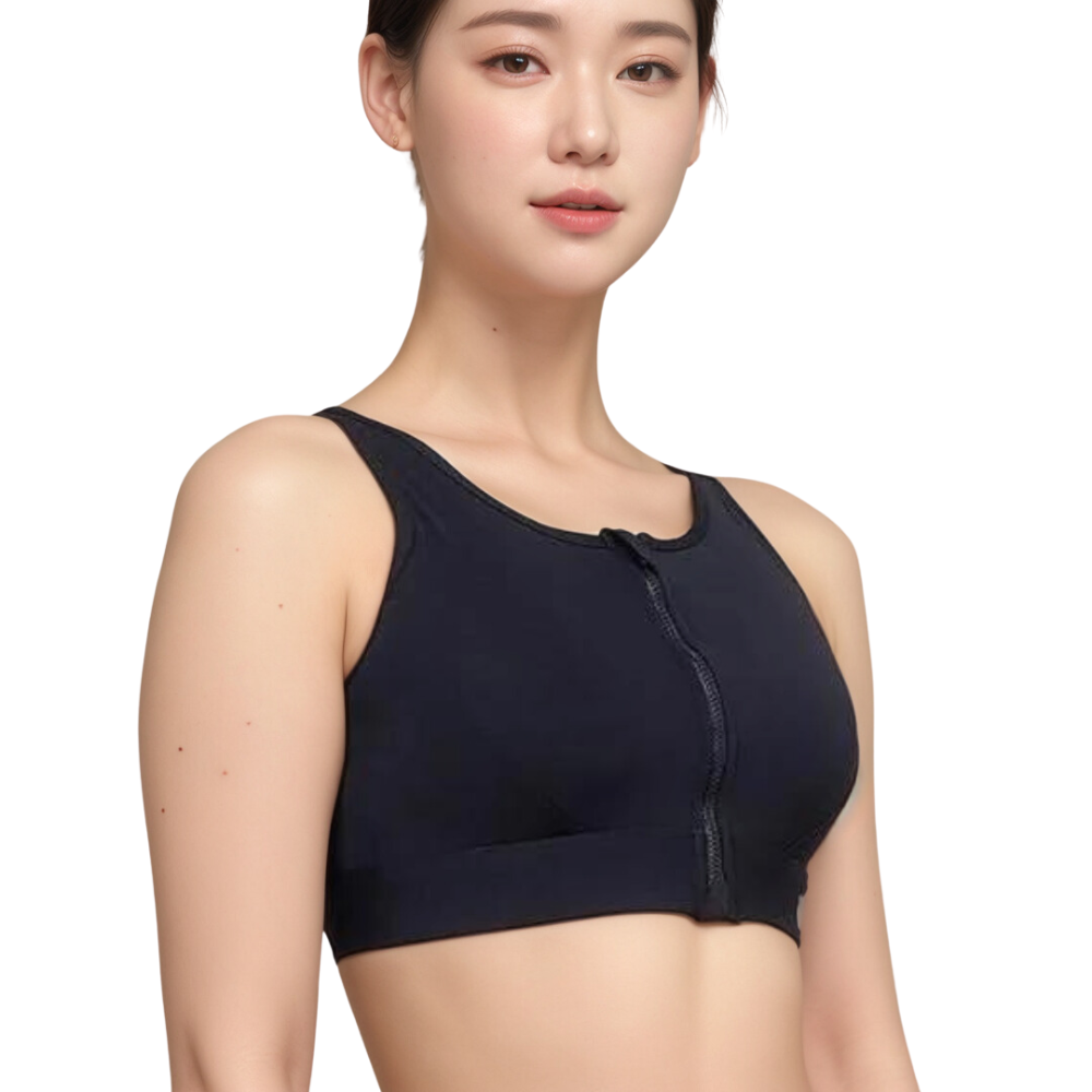 Front Zip High Support Racer back