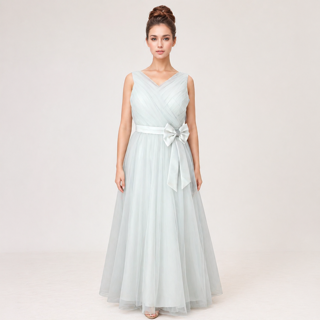 Glamorous Net Wedding Gown for Women