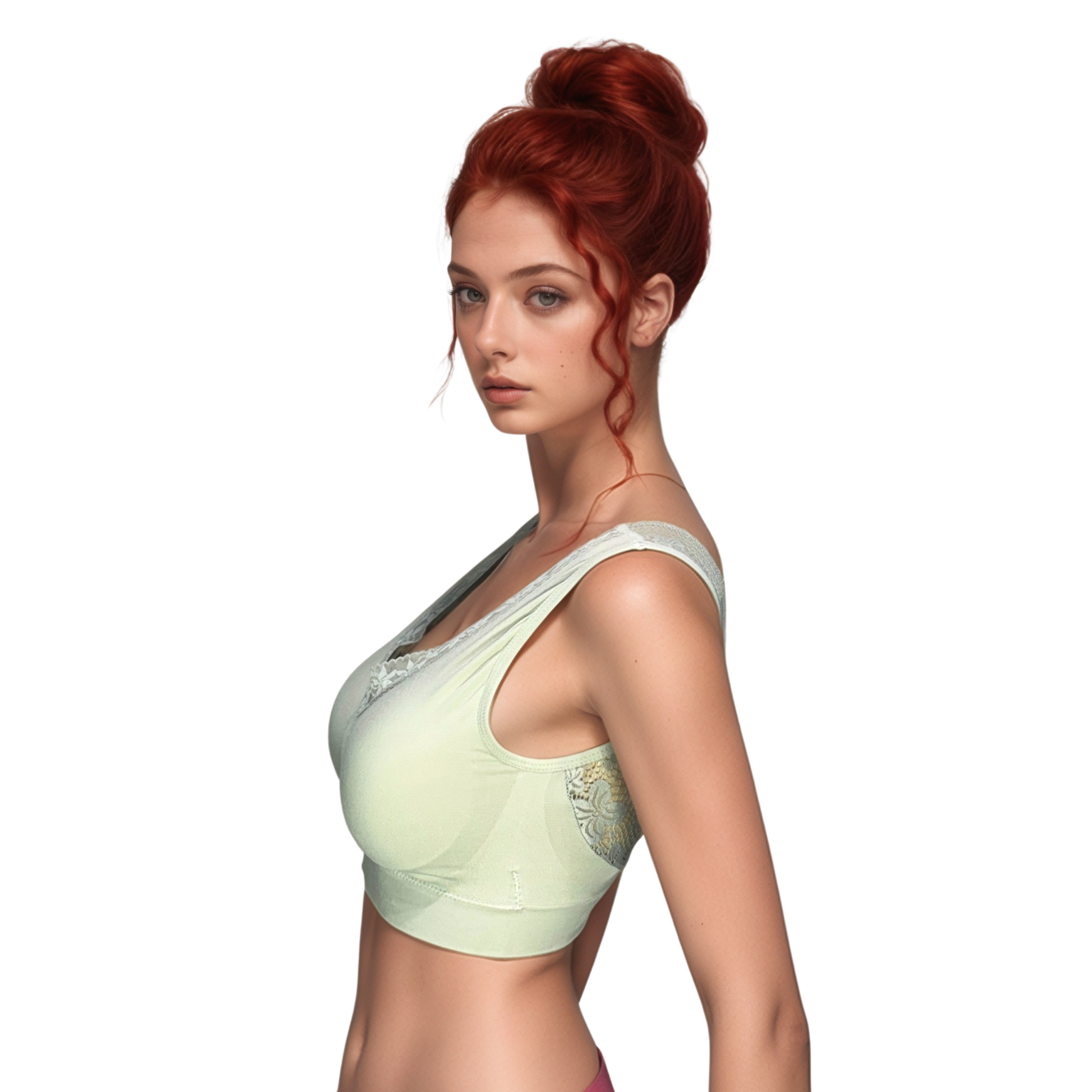 green bra tops