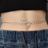 Heart Rhinestone Waist Chain