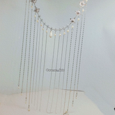 Ancient Style Face Covering Pearl Chain Face Jewelry