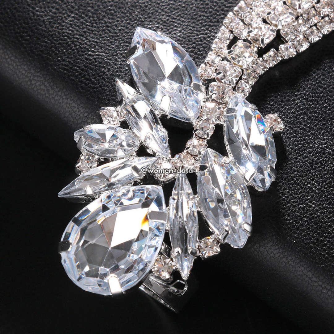 Luxury Crystal Snake Hand Bracelet