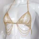 Luxury Rhinestone Two-Piece Body Chain Set
