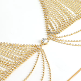 Luxury Rhinestone Two-Piece Body Chain Set