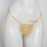 Luxury Rhinestone Two-Piece Body Chain Set