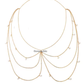 Multi-Layer Pearl Waist Chain Body Jewelry
