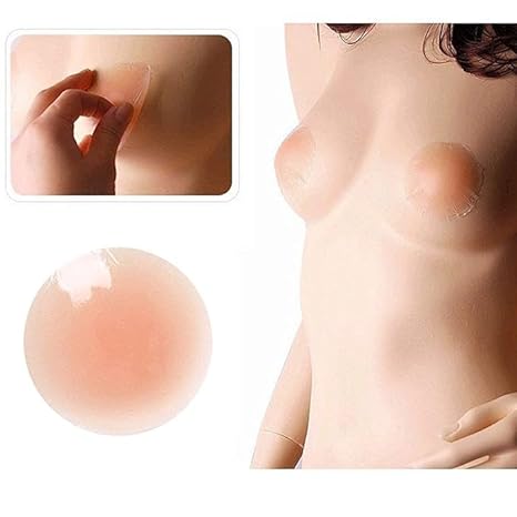 Silicone Invisible Nipple Covers Breast Pads Adhesive Reusable Pasties | WOMEN DATA