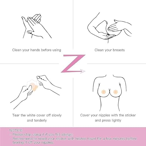 Silicone Invisible Nipple Covers Breast Pads Adhesive Reusable Pasties | WOMEN DATA