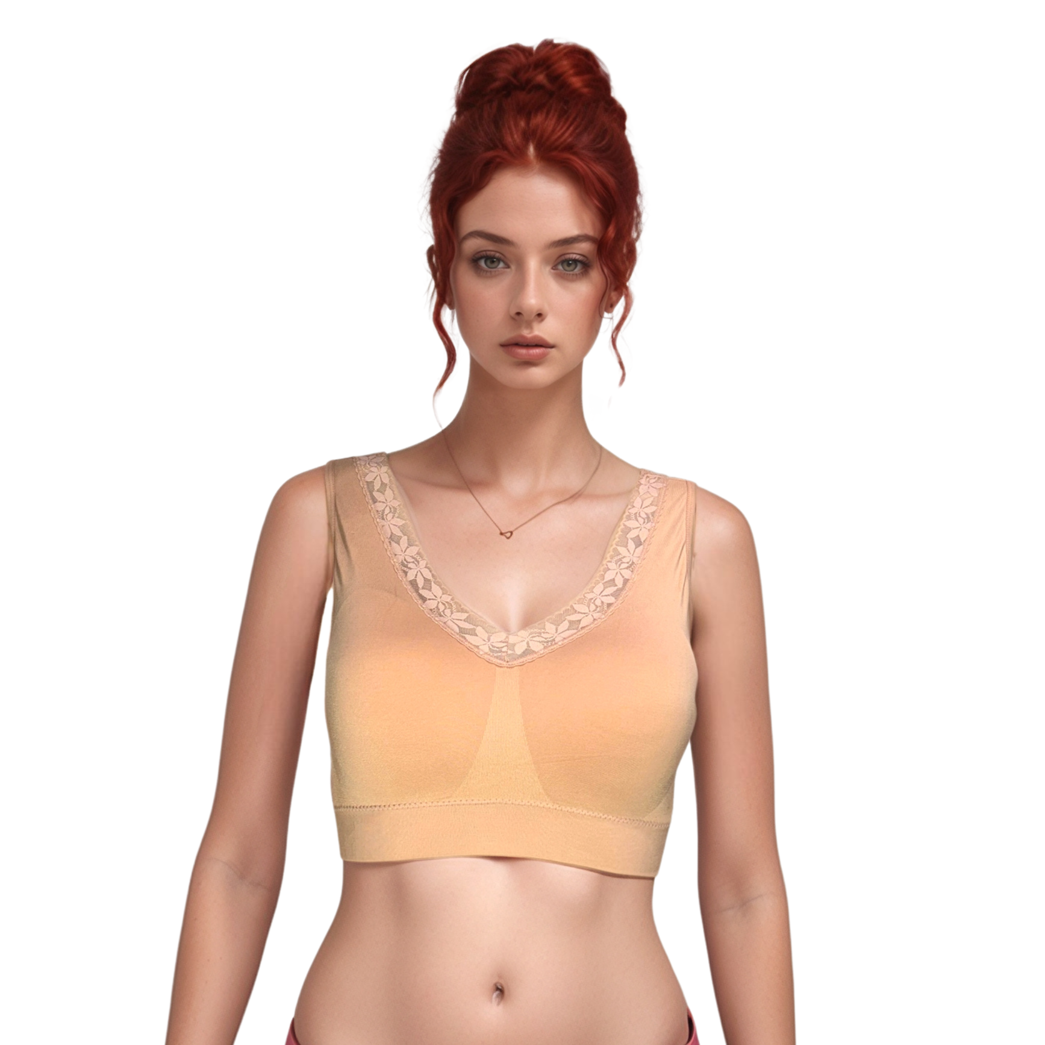 Orange bra tops