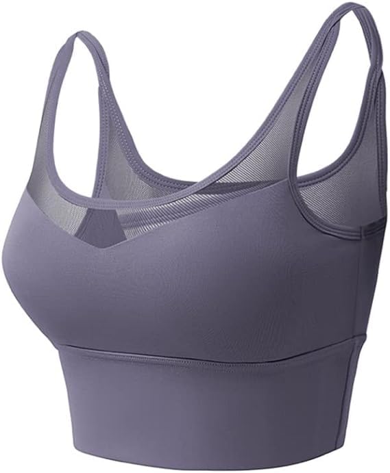 Seamless Lace Shockproof Push-Up Sports Bra