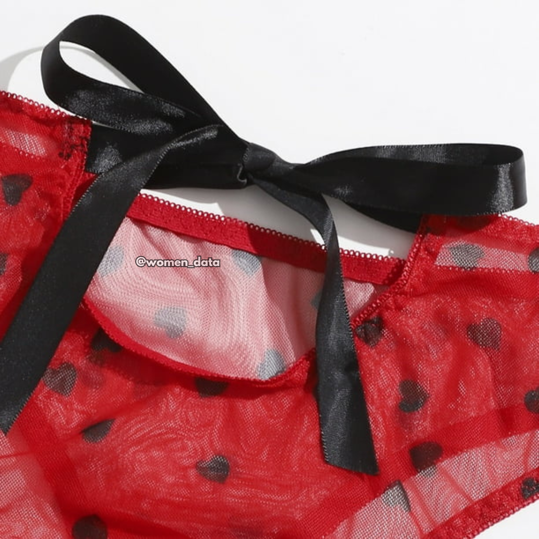 Mesh Bra & Panty Set