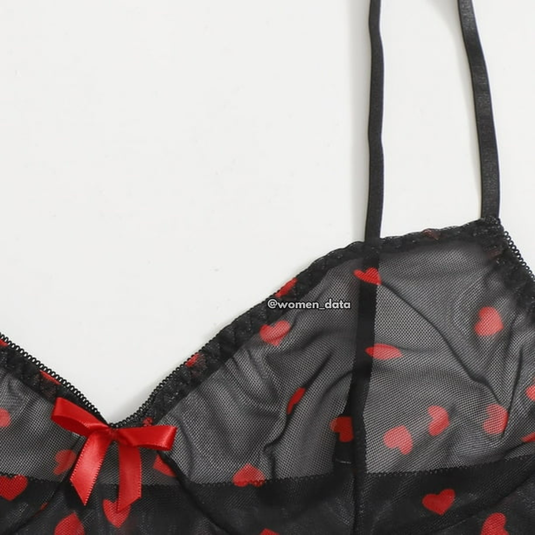 Mesh Bra & Panty Set