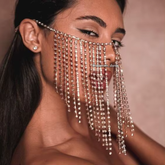 Tassel Face Chain Veil