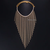Tassel Face Chain Veil
