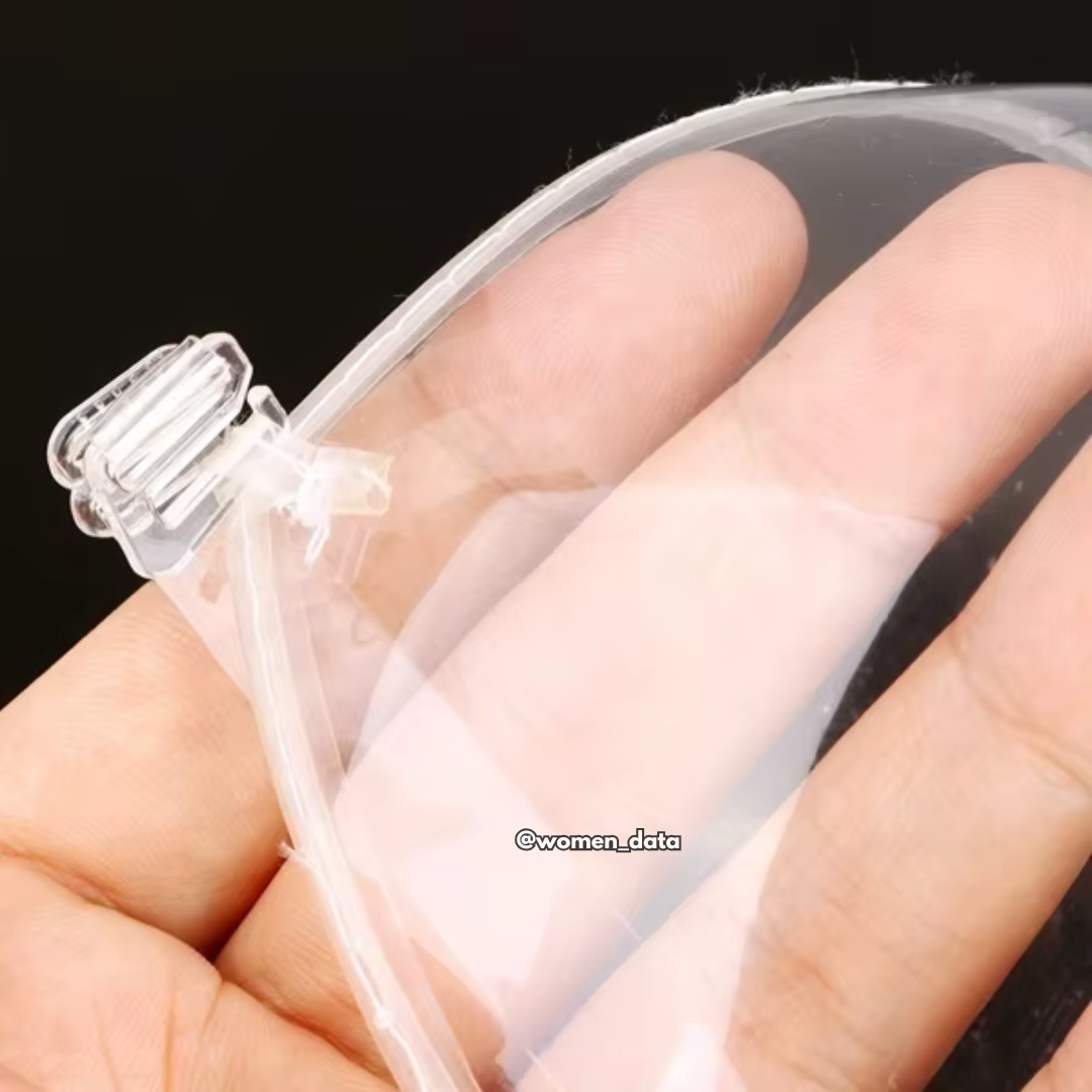 Transparent Push Up Invisible Bra with Clear Straps