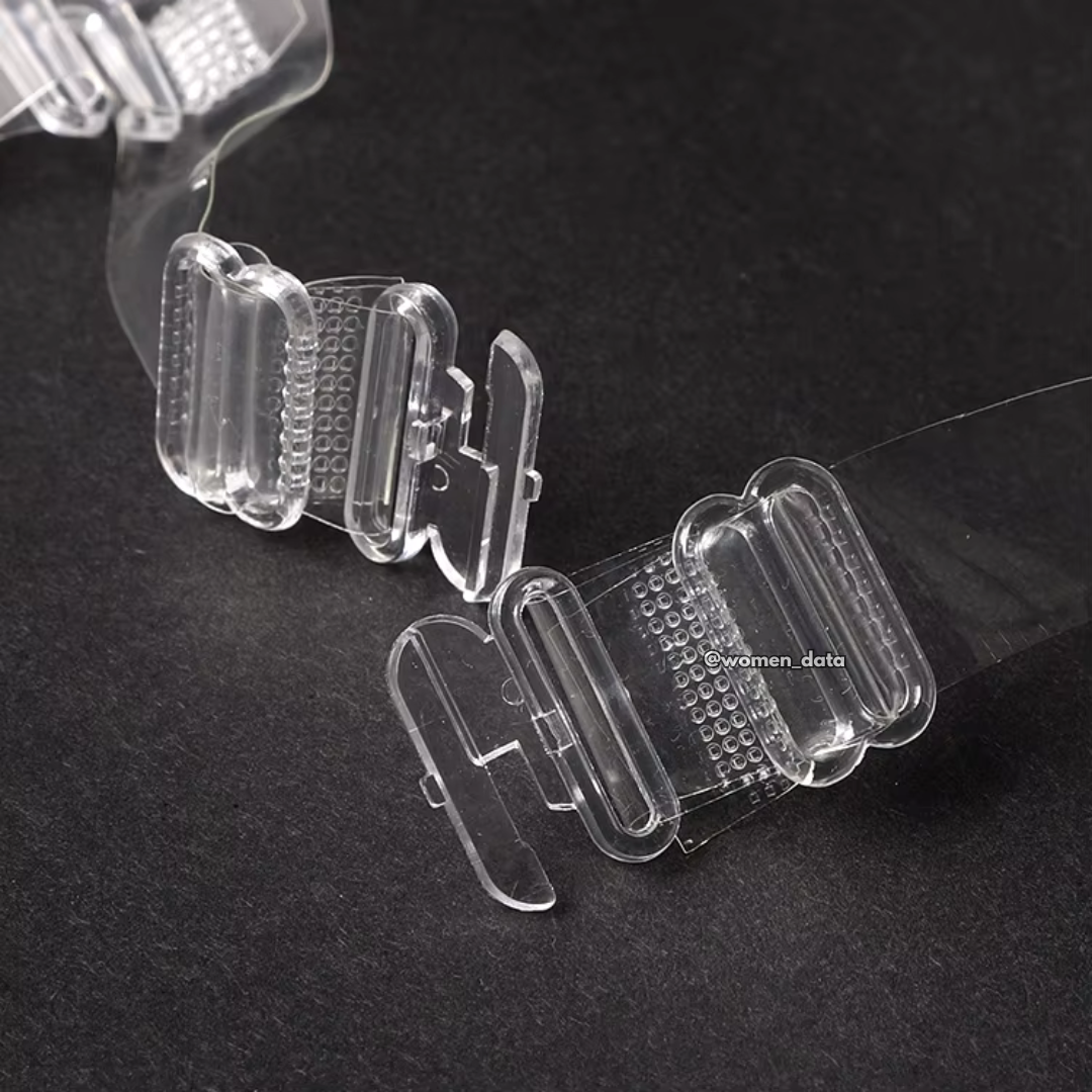 Transparent Push Up Invisible Bra with Clear Straps
