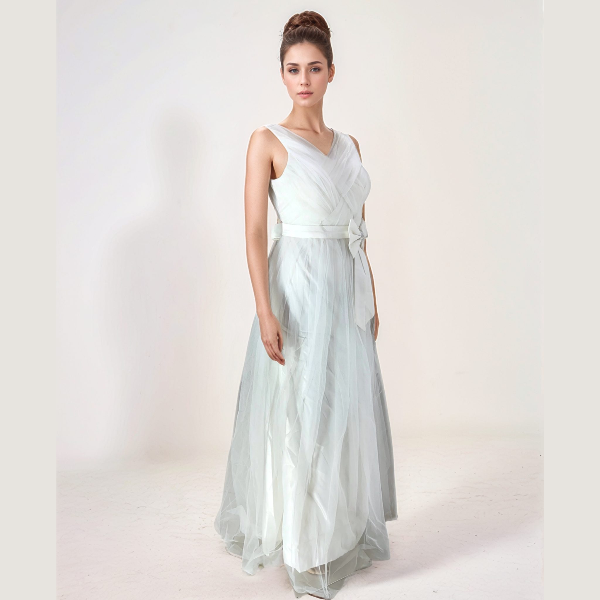 Glamorous Net Wedding Gown for Women - Party & Reception Wear