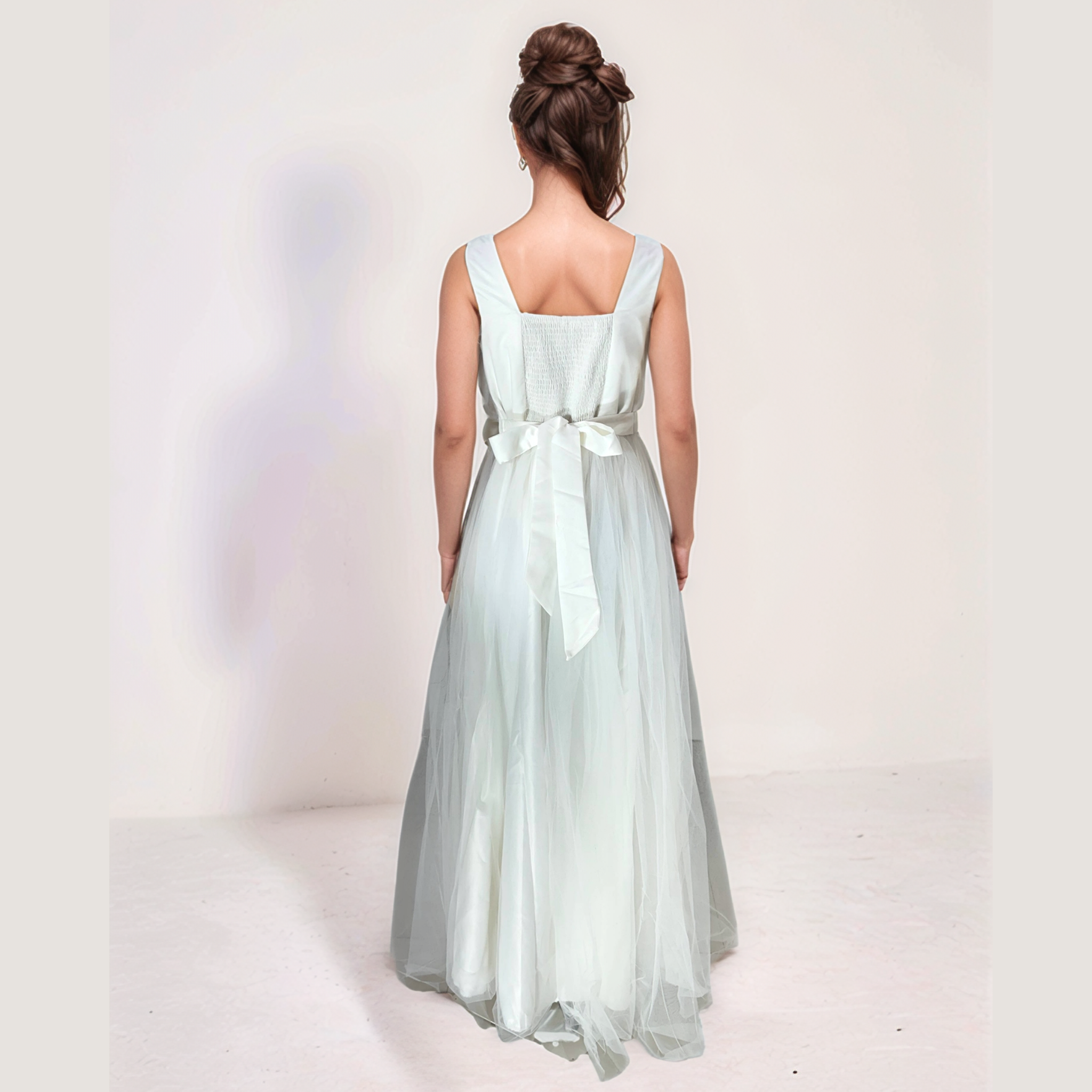 Glamorous Net Wedding Gown for Women - Party & Reception Wear