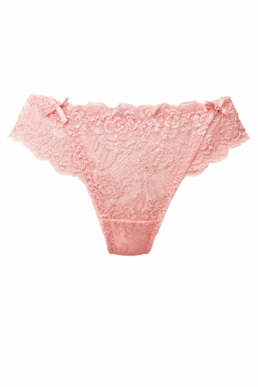 Women’s Floral Lace Bikini Panty with Bow – Soft Stretch Comfortable Lingerie