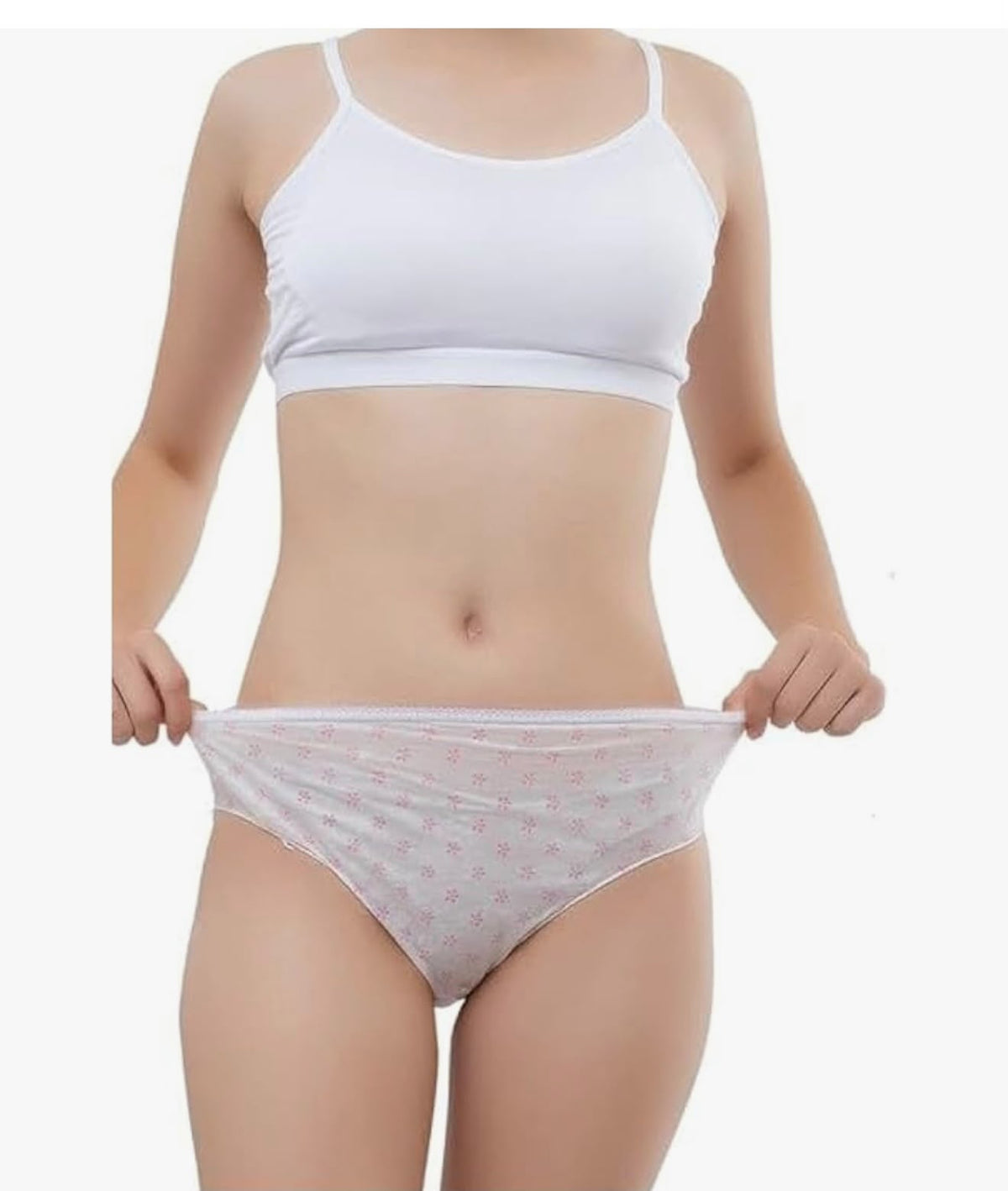 Disposable Panties for Women | Floral Printed Soft & Lightweight Travel Underwear