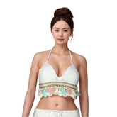 Beach Babe Crochet Top White