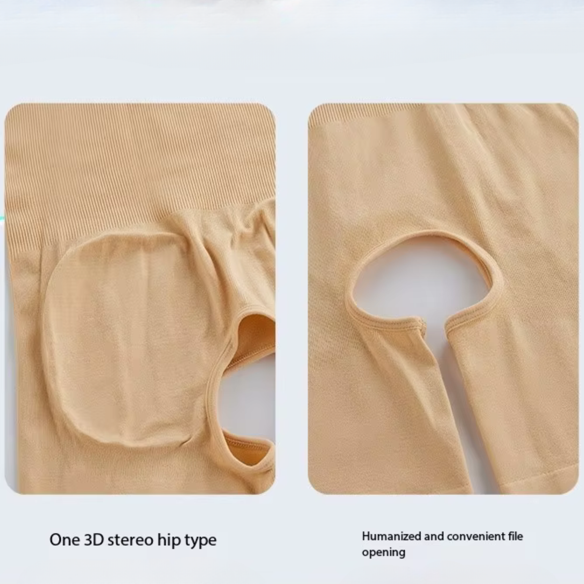 Full Body Shaper with Thigh Slimming & Open Crotch Design