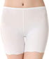 Women Data Nylon Spandex Seamless Under Skirt Shorts Cycling Shorts Safety Shorts free white