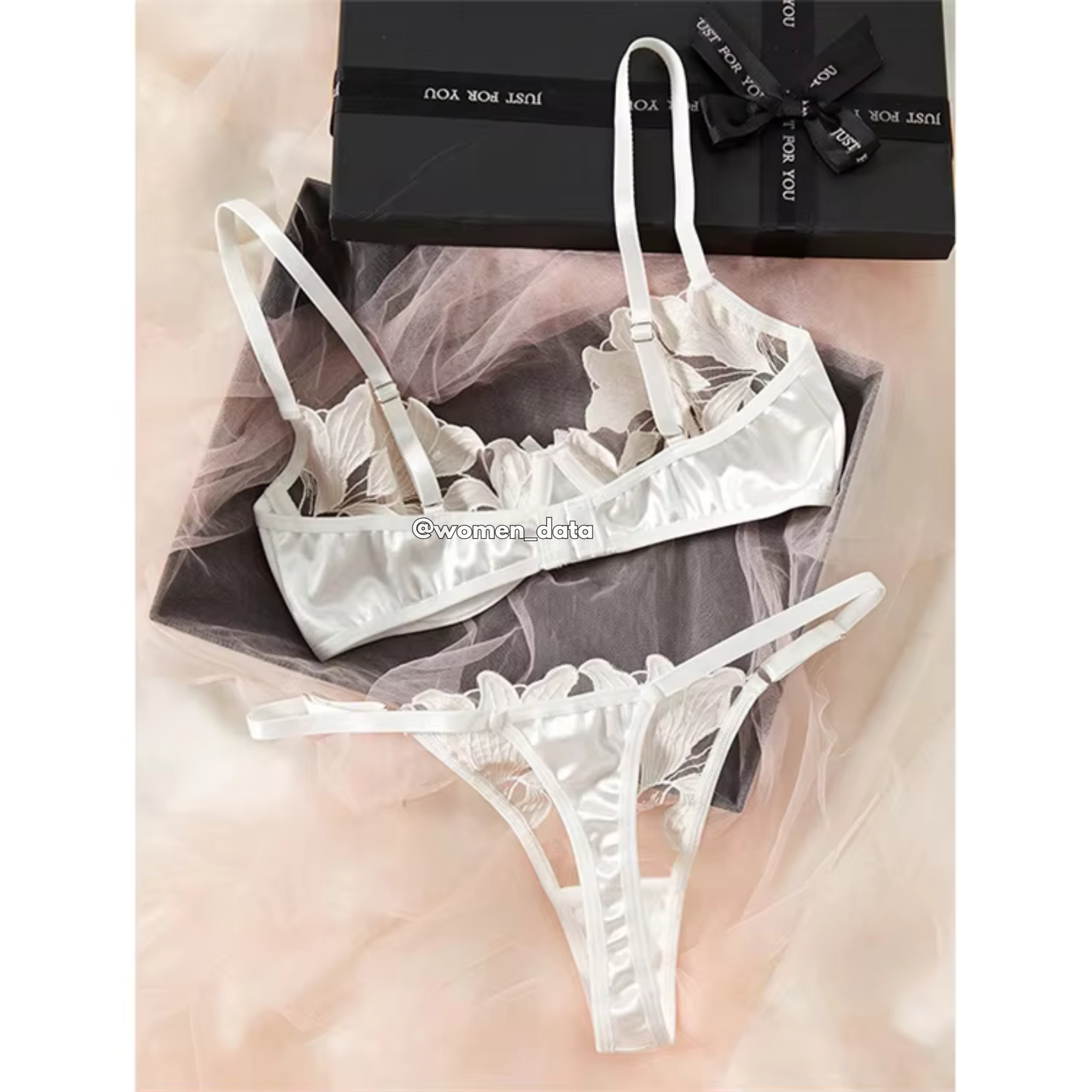 Sexy Floral Embroidered Bra & Panty Set