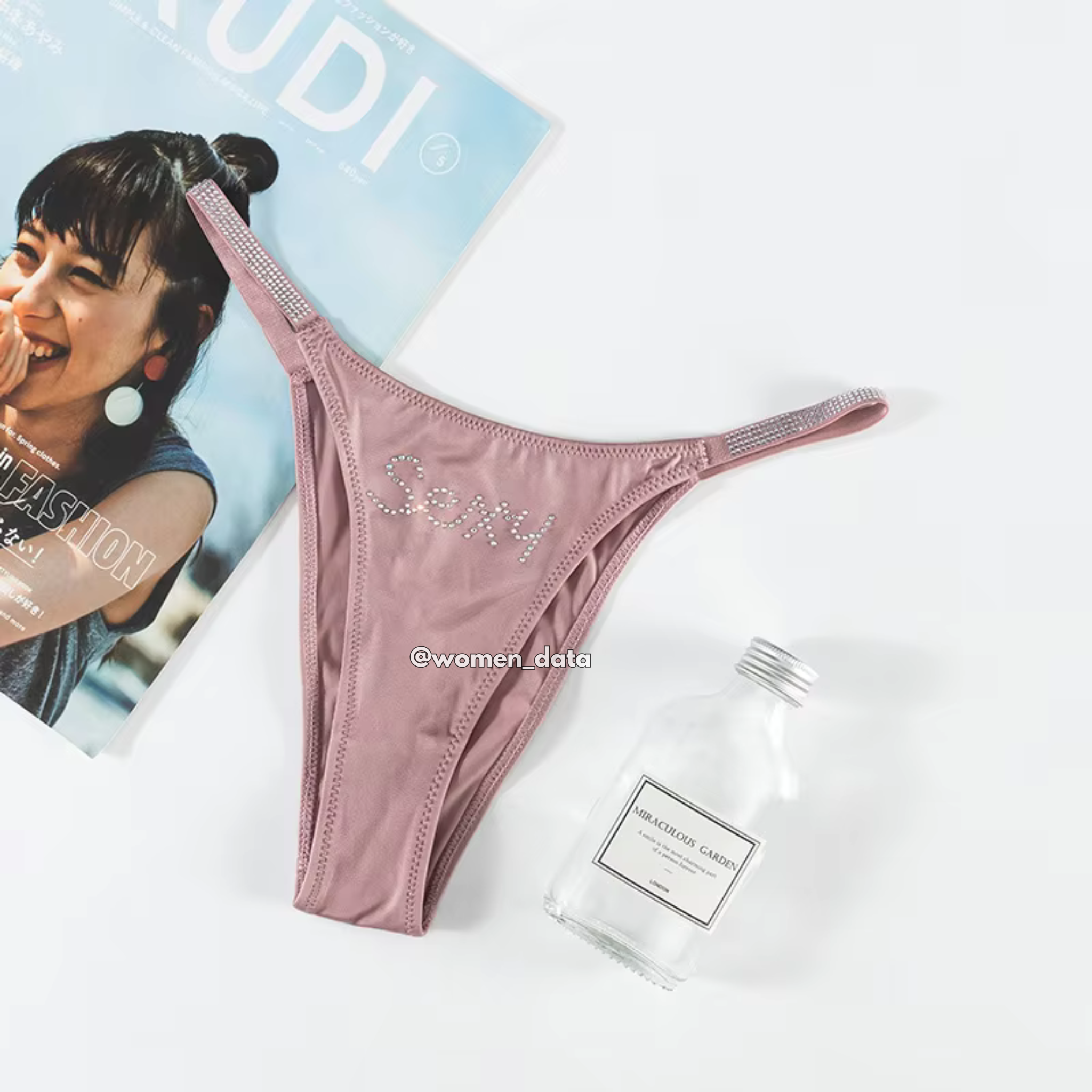 Sexy Rhinestone Thong