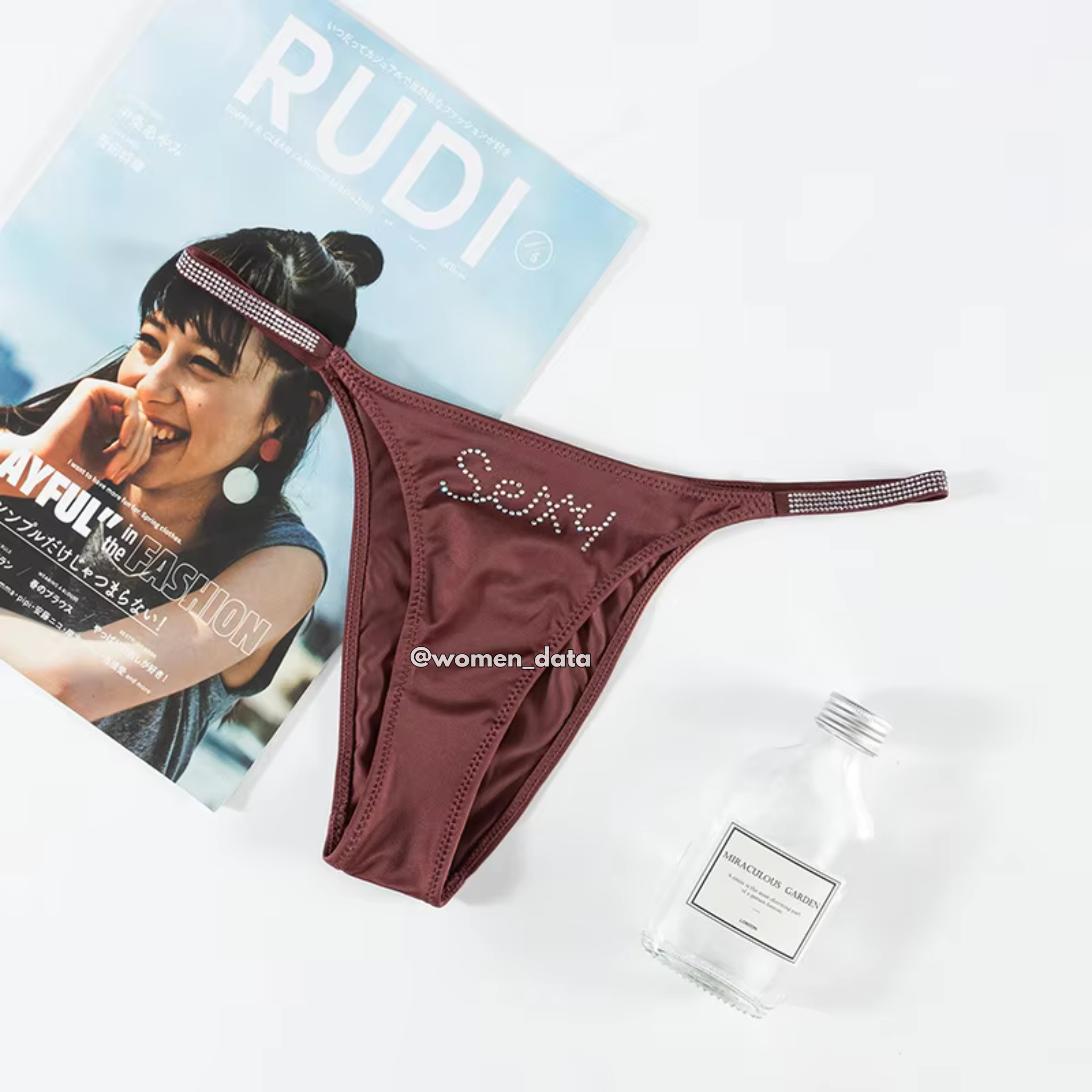 Sexy Rhinestone Thong