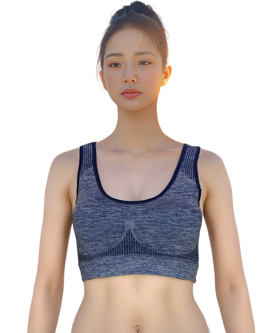 Sport Bra for women lightly padded removable cups